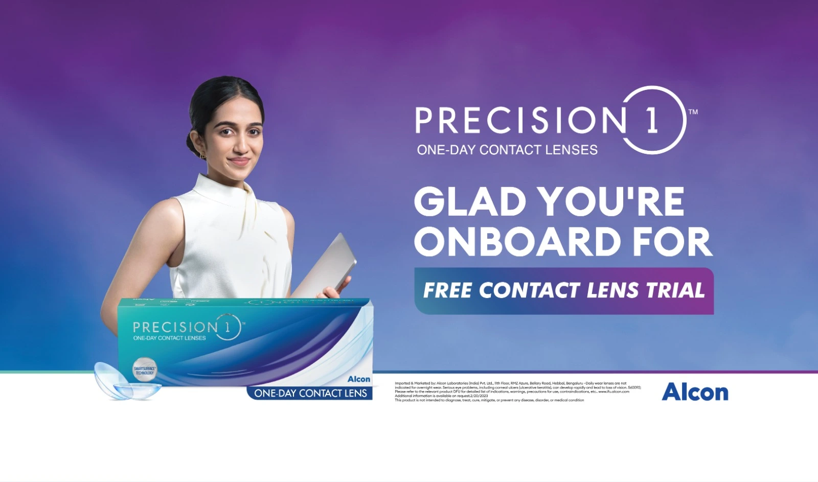 Precision1 free contact lens trial